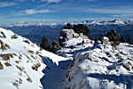 Panorama au col de l'Alpe